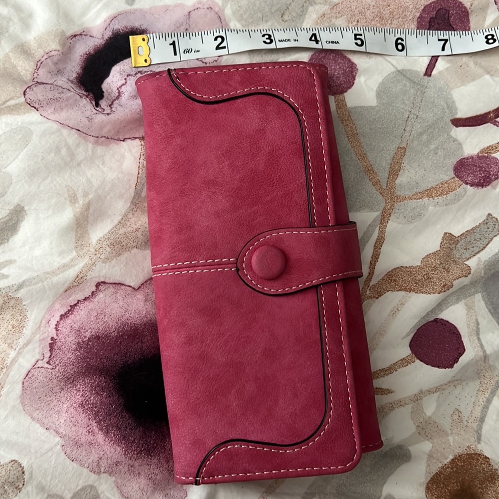 NWOT HOT PINK WALLET - Picture 2 of 5